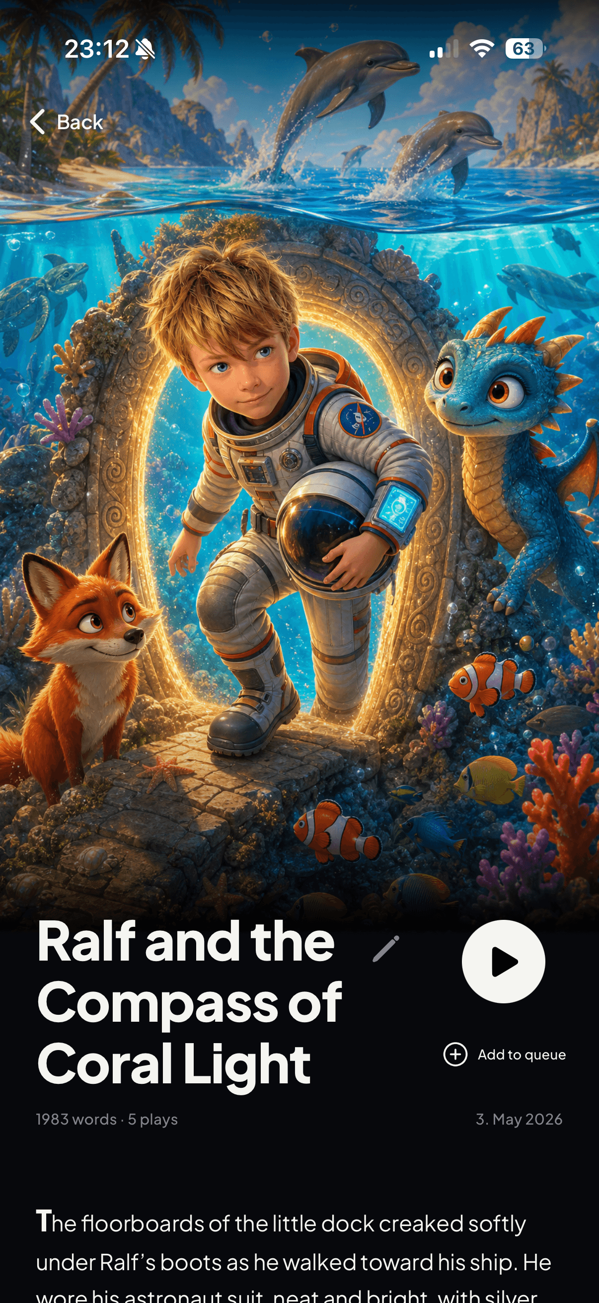 Ralf and the Compass of Coral Light story cover